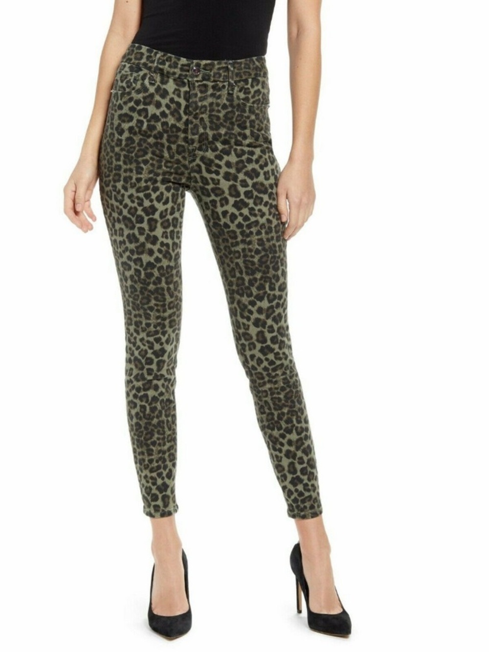 Good American Good Waist Crop Jeans